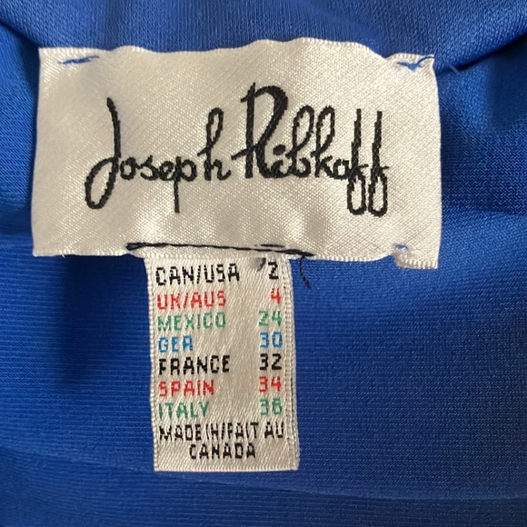 Joseph Ribkoff Size 2 Blue Dress - Picture 2 of 2